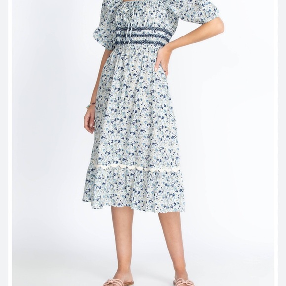 Johnny Was Floral Camille MIDI Dress - Picture 2 of 16